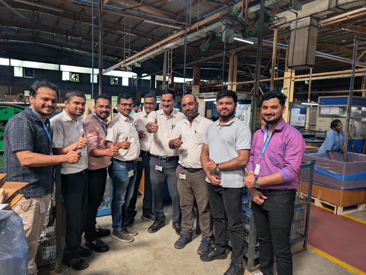 Team group photo after go-live